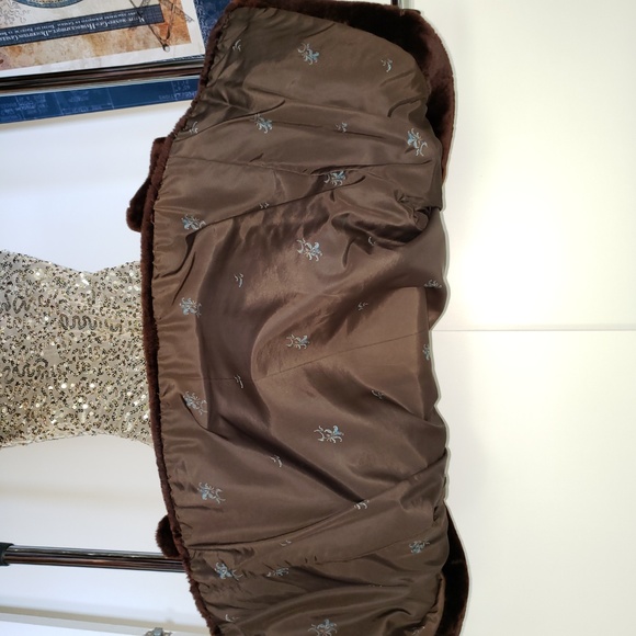 VINTAGE Annis Furs Mouton lamb fur coat - Picture 5 of 12